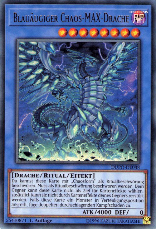 BlueEyes Chaos MAX Dragon cardcluster