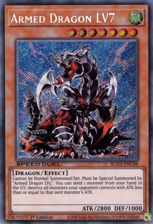 My Armed Dragon Yugioh Deck Profile for February 2020 